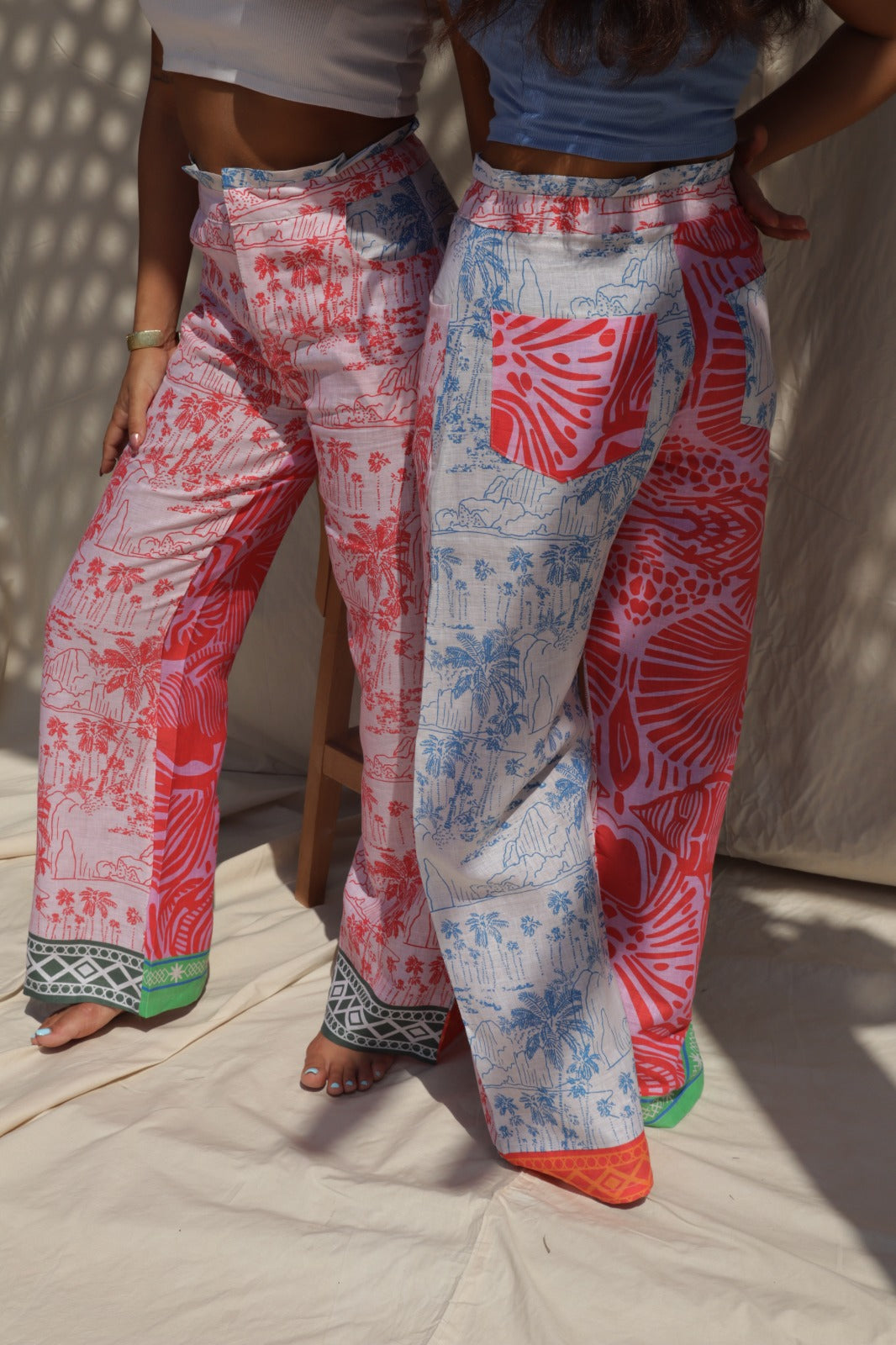 Pantalones de patchwork de Multiprint