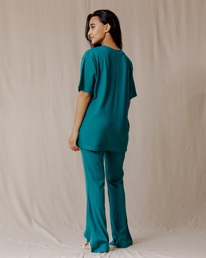 Mila Ensemble côtelé Teal