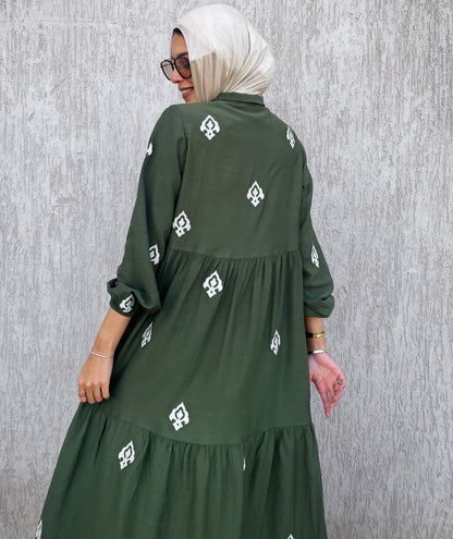 Robe Arabesque Olive