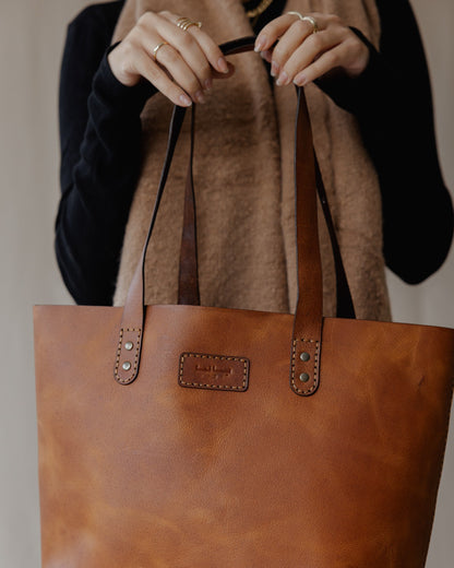 The Classic Genuine Tote Camel