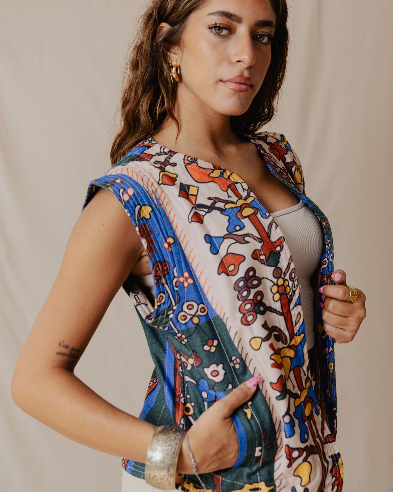 The Persian Feast Quilted Vest