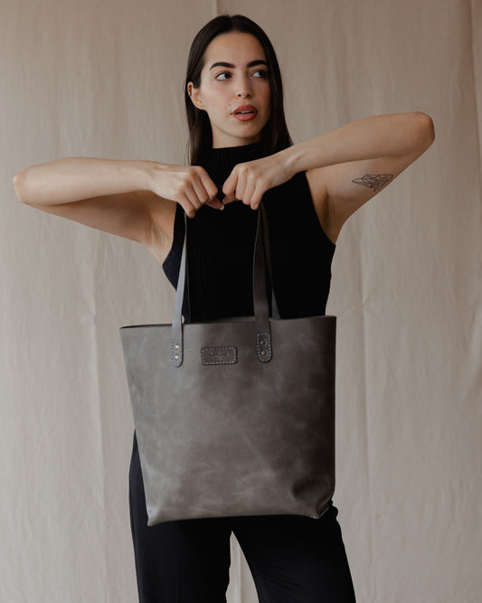 The Classic Genuine Tote Grey