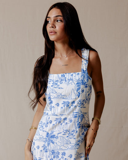 Vestido Coast Palm Azul