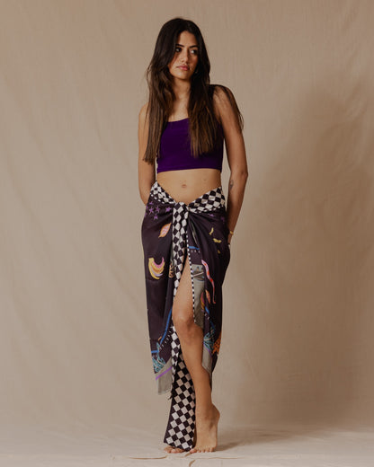 Wilderness Lover Sarong Noir