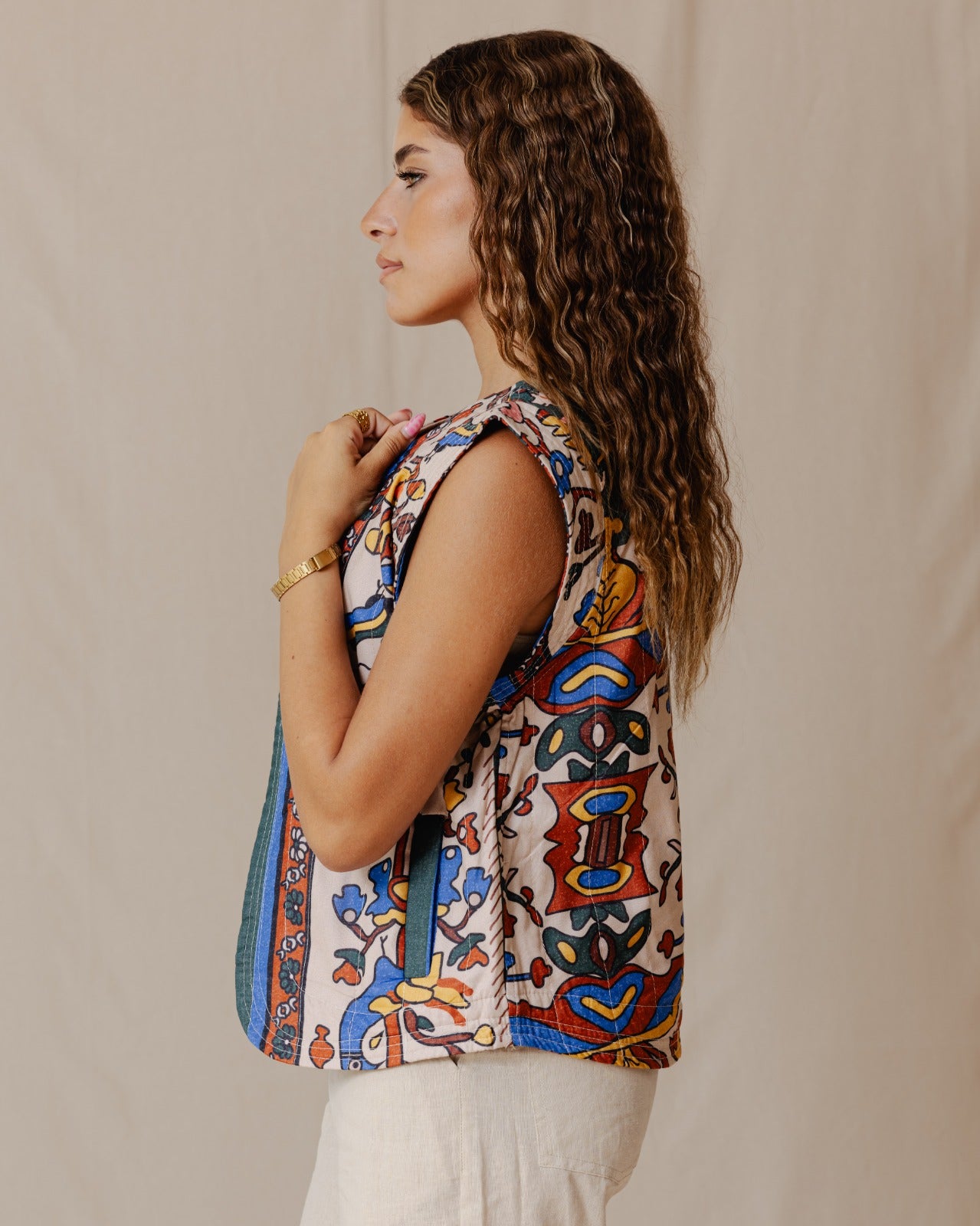 The Persian Feast Quilted Vest