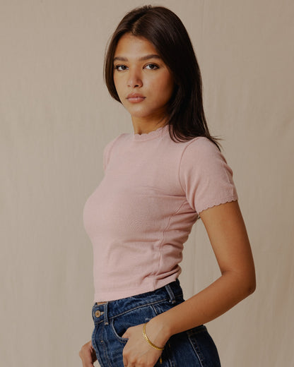 Basic Knit Top Cashmere