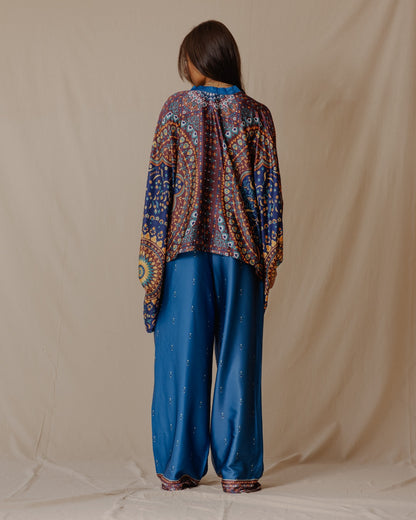 Ensemble Cape Oriental Bleu