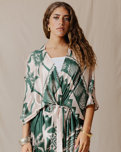 Palme Corto Kimono Verde