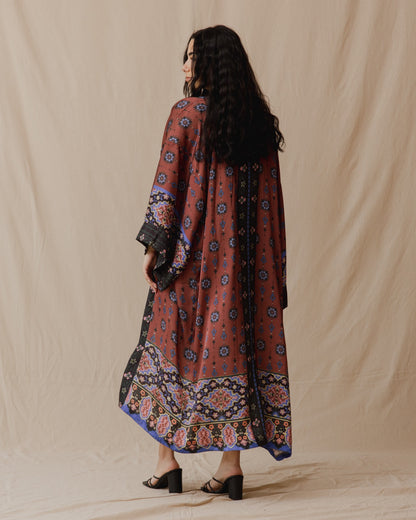 Orientalisches Festival Satin Kimono