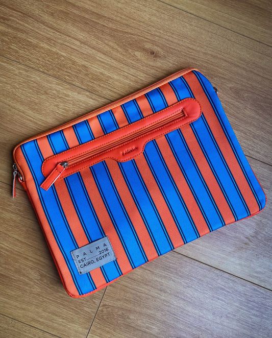 Funda para portátil Linear Naranja X Azul