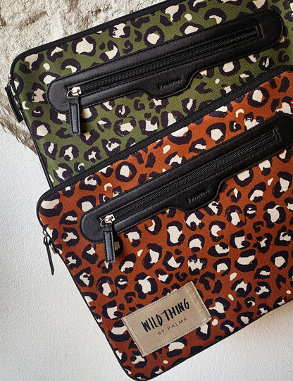 Custodia per laptop Wild Thing oliva