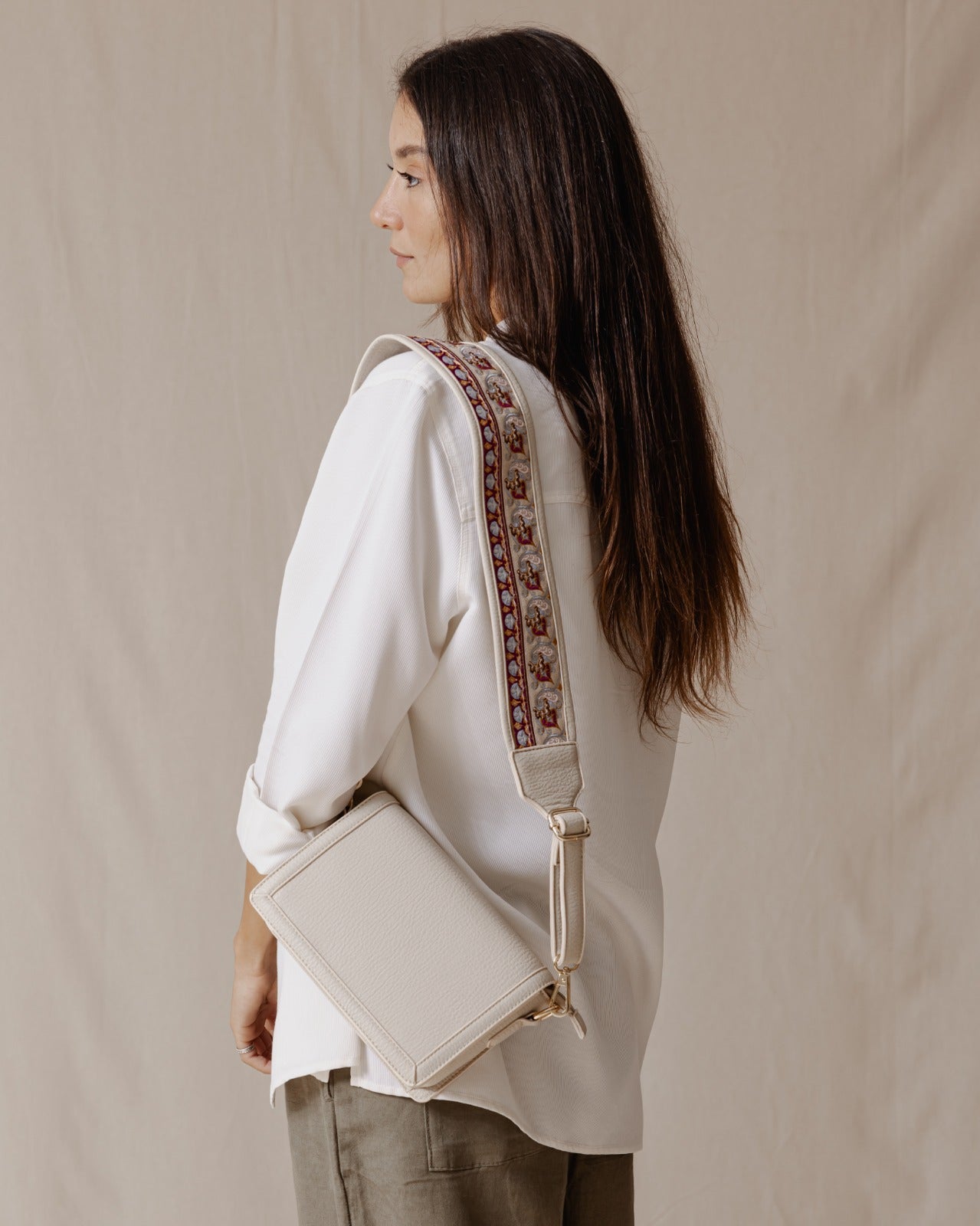 Sac Ziba Cross Beige