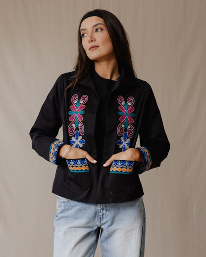 Suzani Jacket In Black