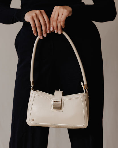 Luna Shoulder Bag In Beige