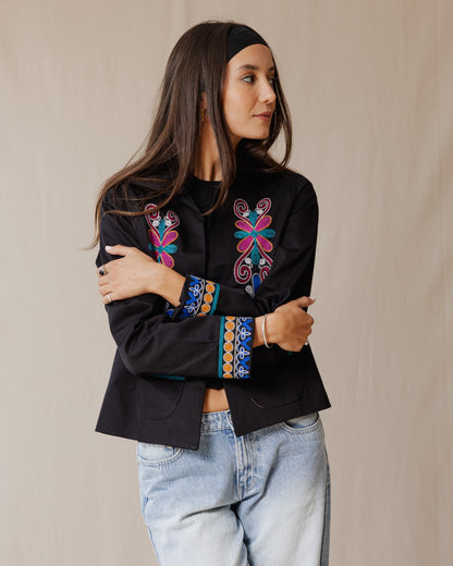 Suzani Jacket In Black