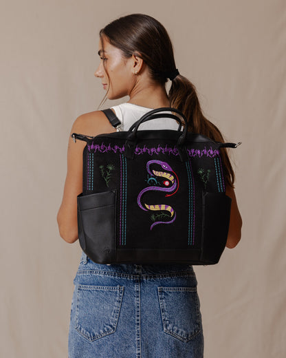 Wild Serpent City Bag Black