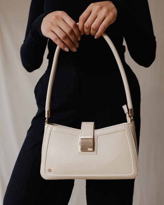 Luna Shoulder Bag In Beige