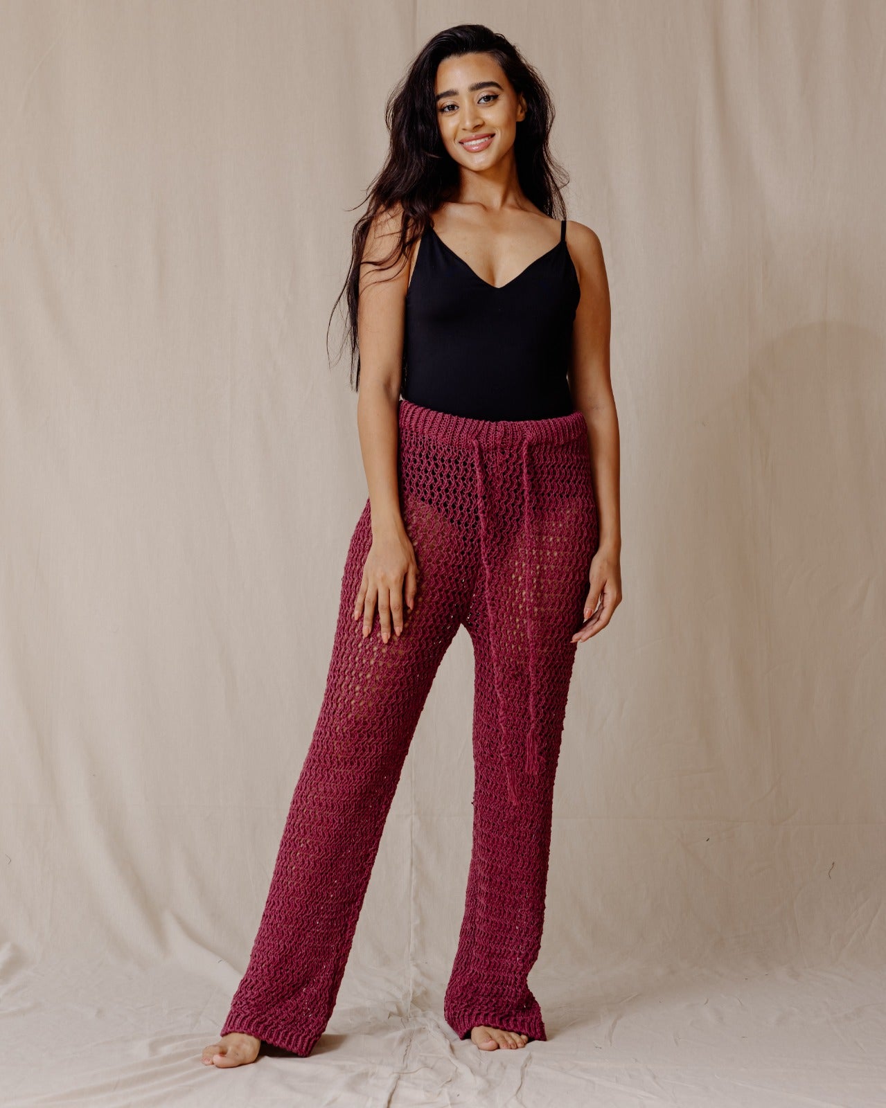 Pantalon en crochet fait à la main Bourgogne