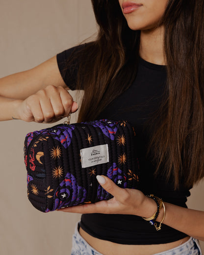 The Purple Sapphire Makeup Bag