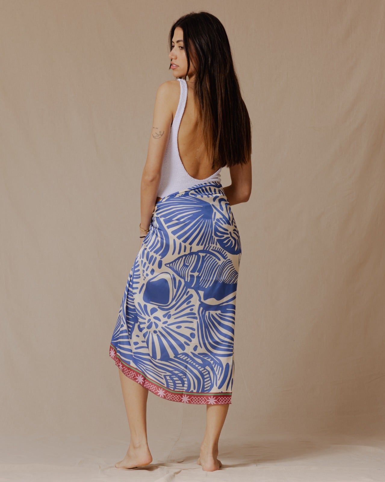 Ocean Treasures Coverup Blue X Off-White