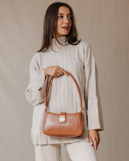 Luna Shoulder Bag In Havane