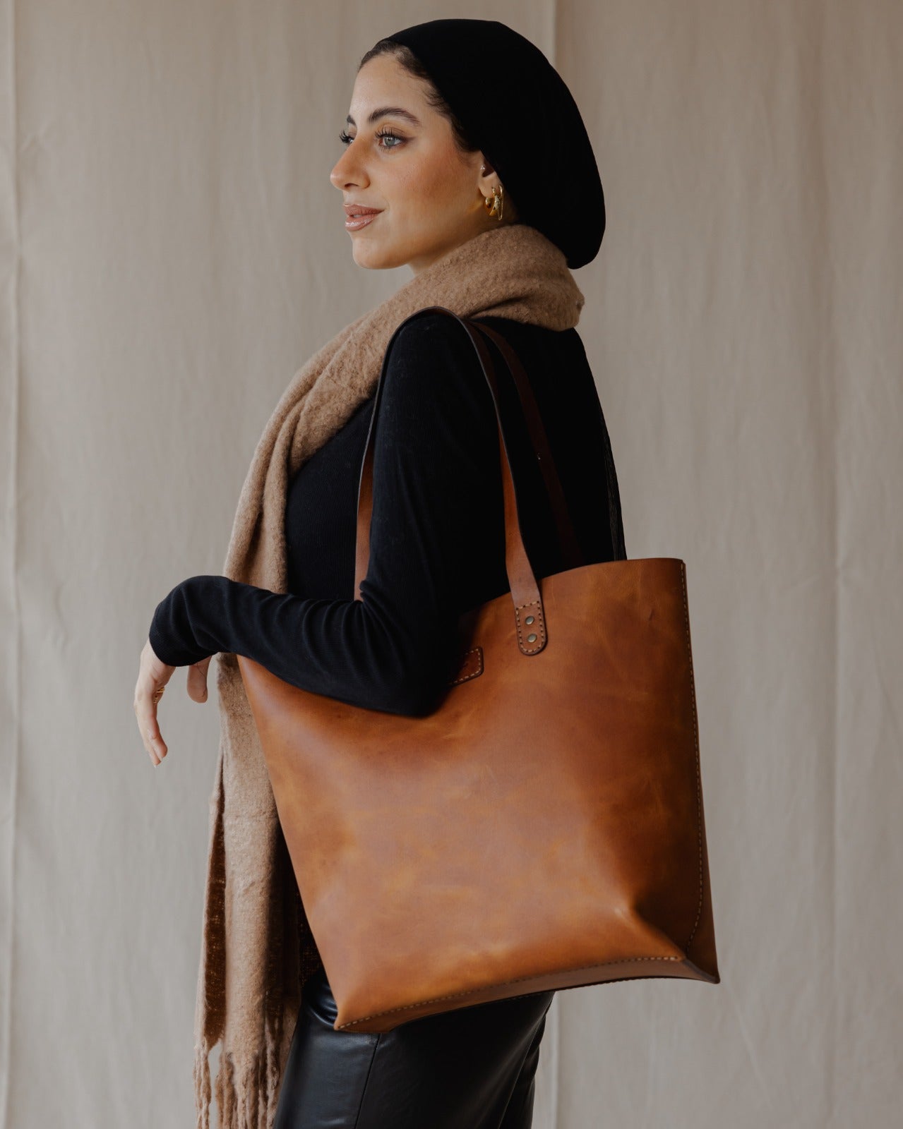 The Classic Genuine Tote Camel