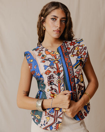 The Persian Feast Quilted Vest