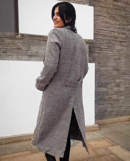 Manteau Camilla Tweed Gris