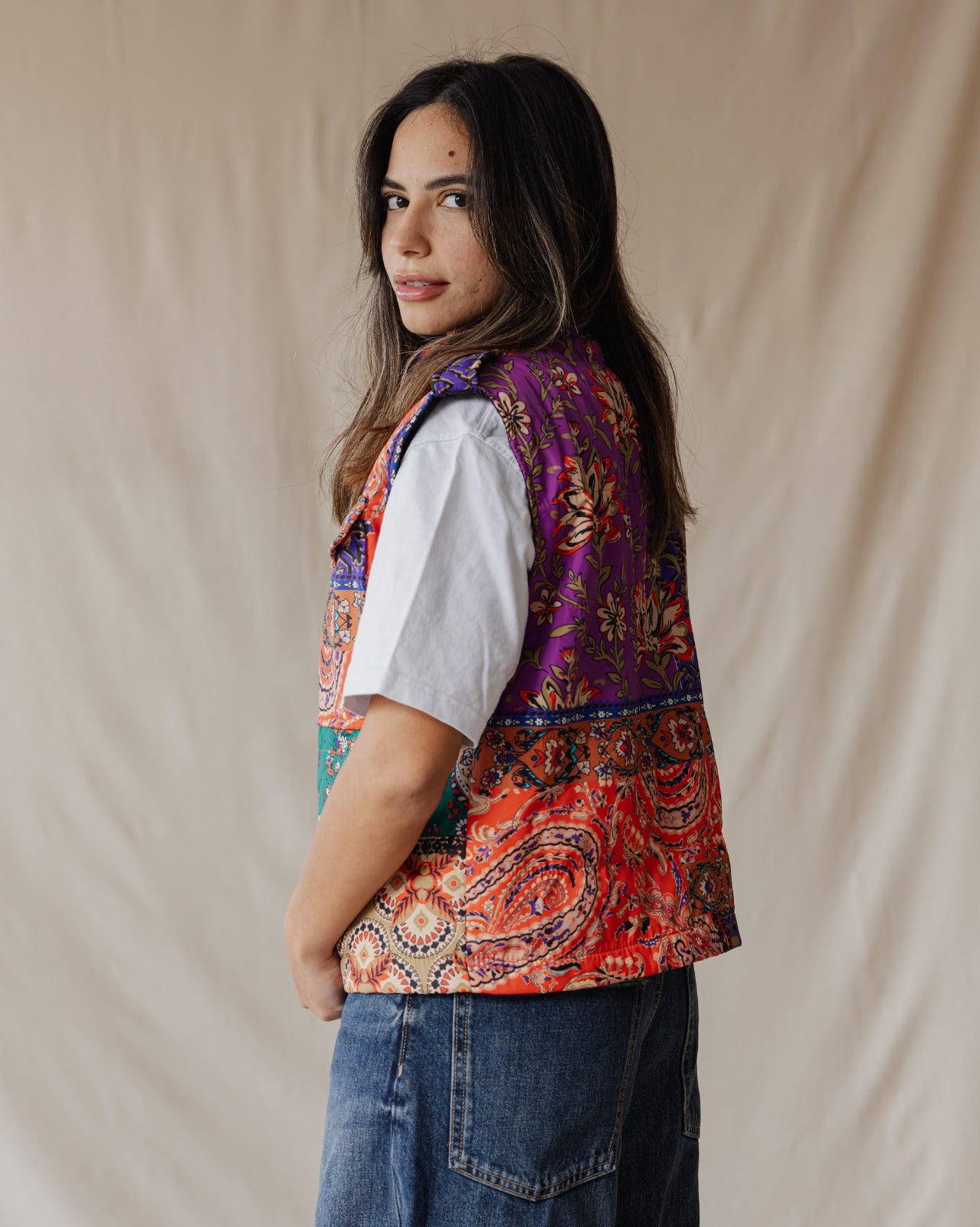 Bloom Stitches Quilted Vest