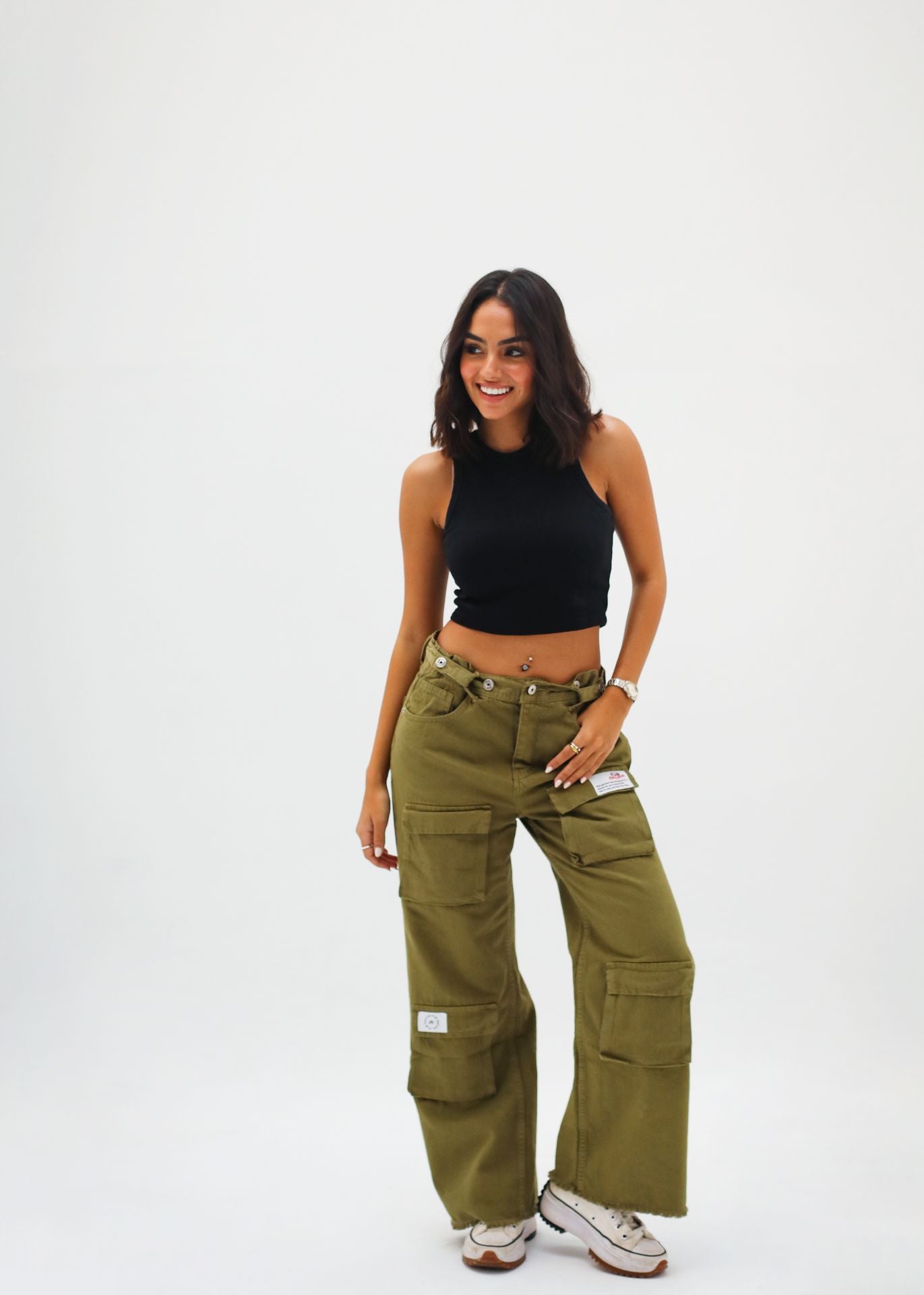 Pantalon Cargo Urbain Olive