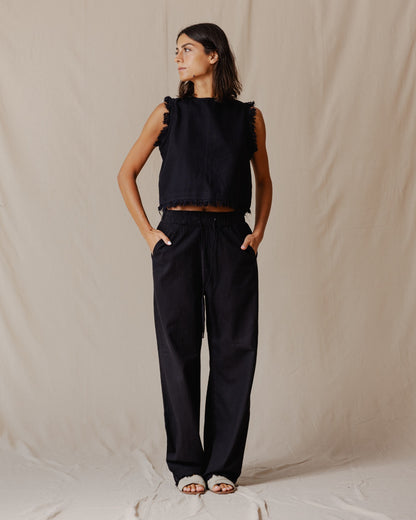 The Island Linen Set Black