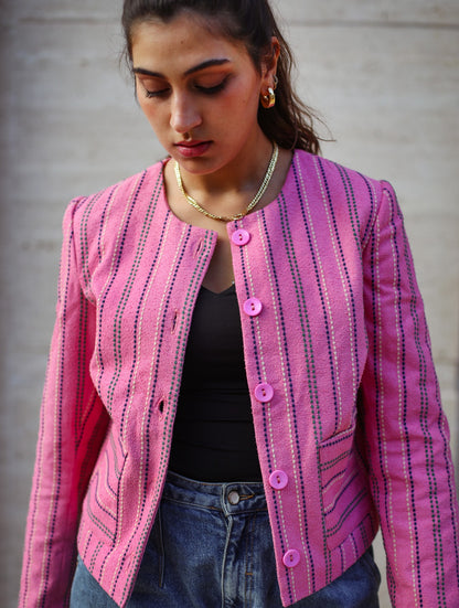 Chaqueta corta Grace rosa