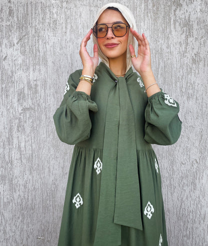 Robe Arabesque Olive