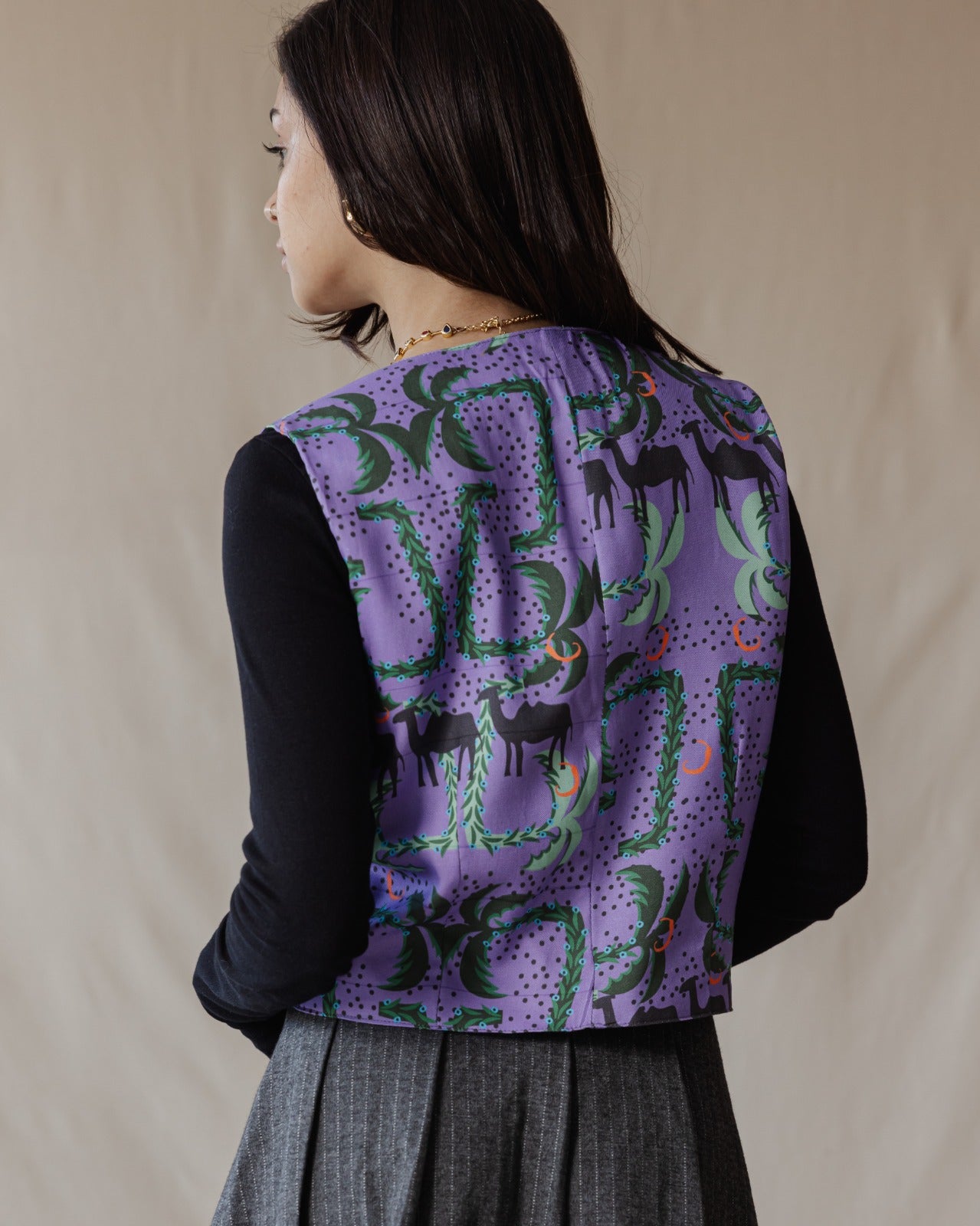 Camel Maze Vest Purple