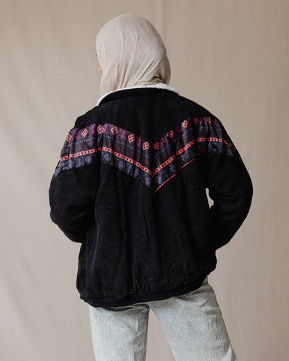 Native Corduroy Jacket Black