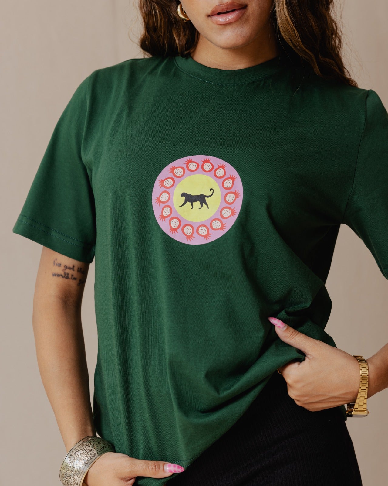 Panther Regular Tee Verde Bosque