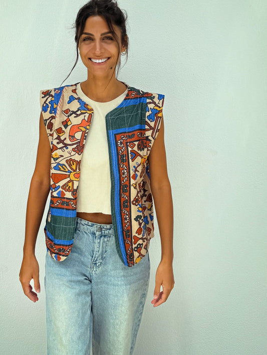 The Persian Feast Quilted Vest