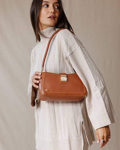 Luna Shoulder Bag In Havane