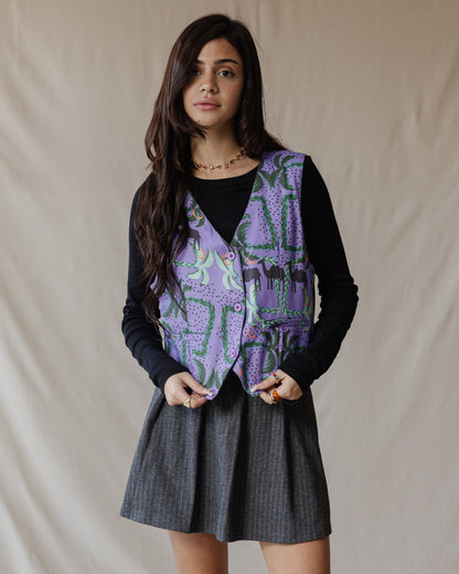 Camel Maze Vest Purple