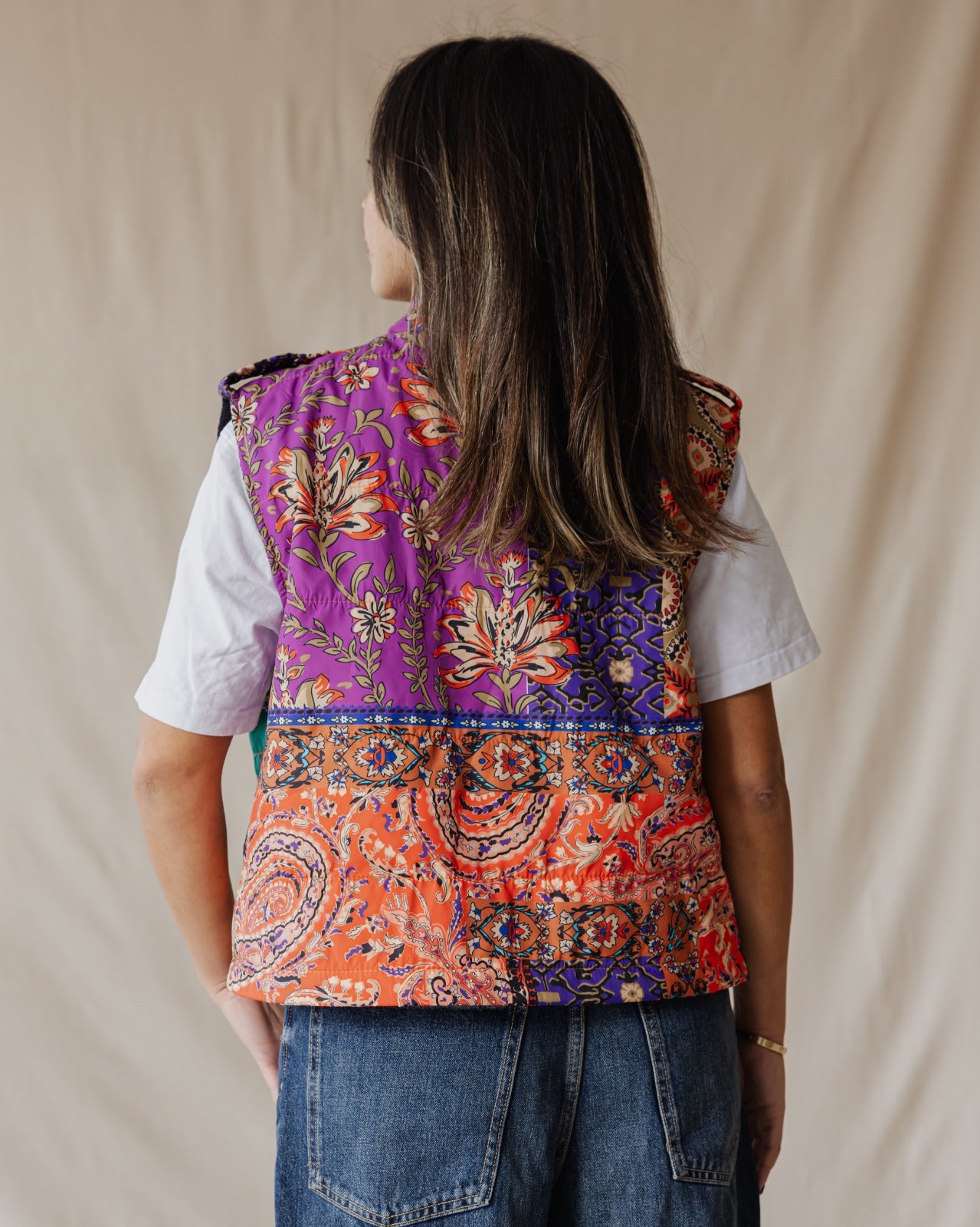 Bloom Stitches Quilted Vest