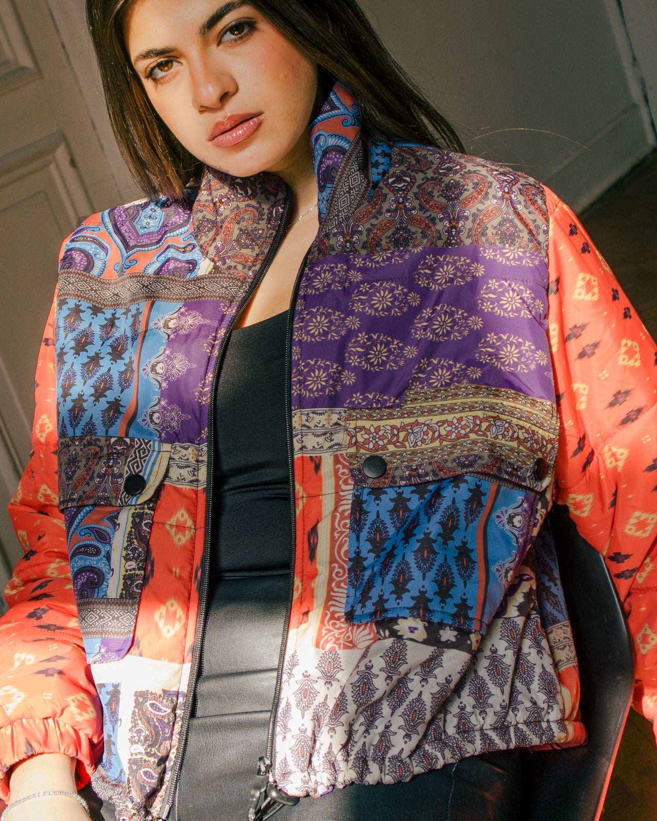 Gypsy’s Paisley Puffer Jacket