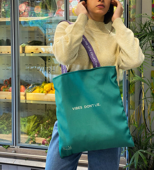 Vibes Tote Teal