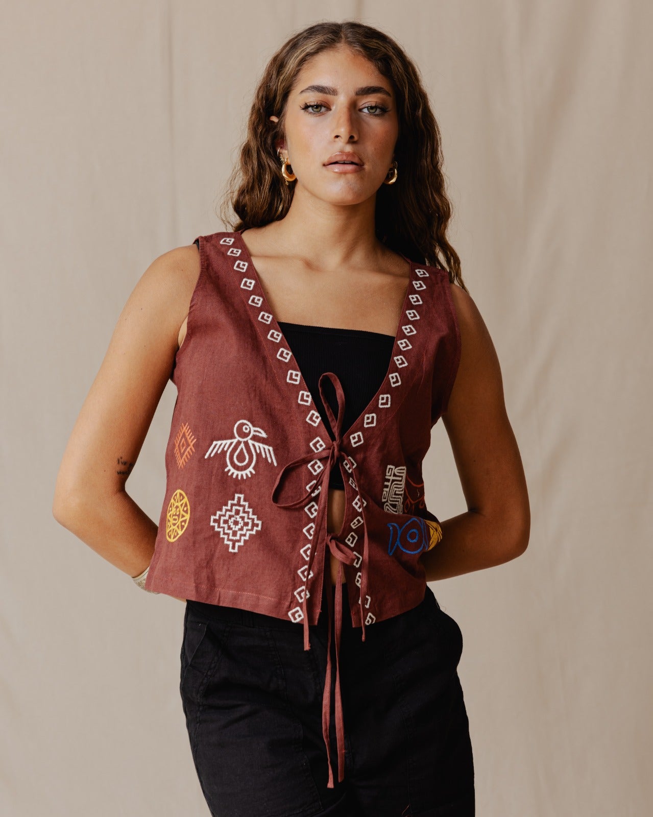 Gilet Freebird Cannella