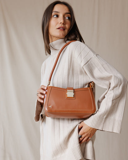 Luna Shoulder Bag In Havane