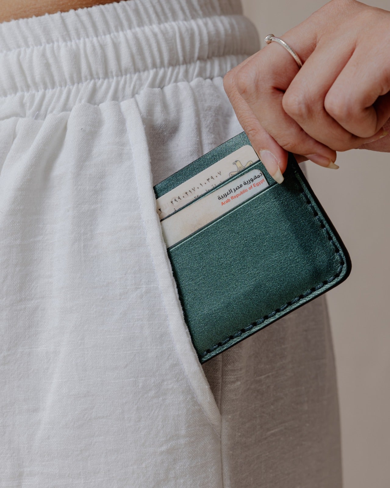 Genuine Gleam Card Holder Teal