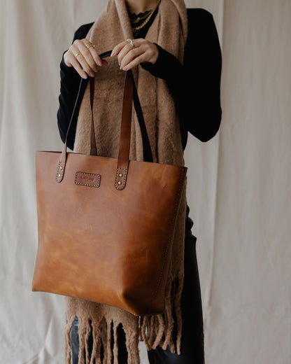 The Classic Genuine Tote Camel