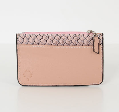 Pink SnakeSkin Card Holder