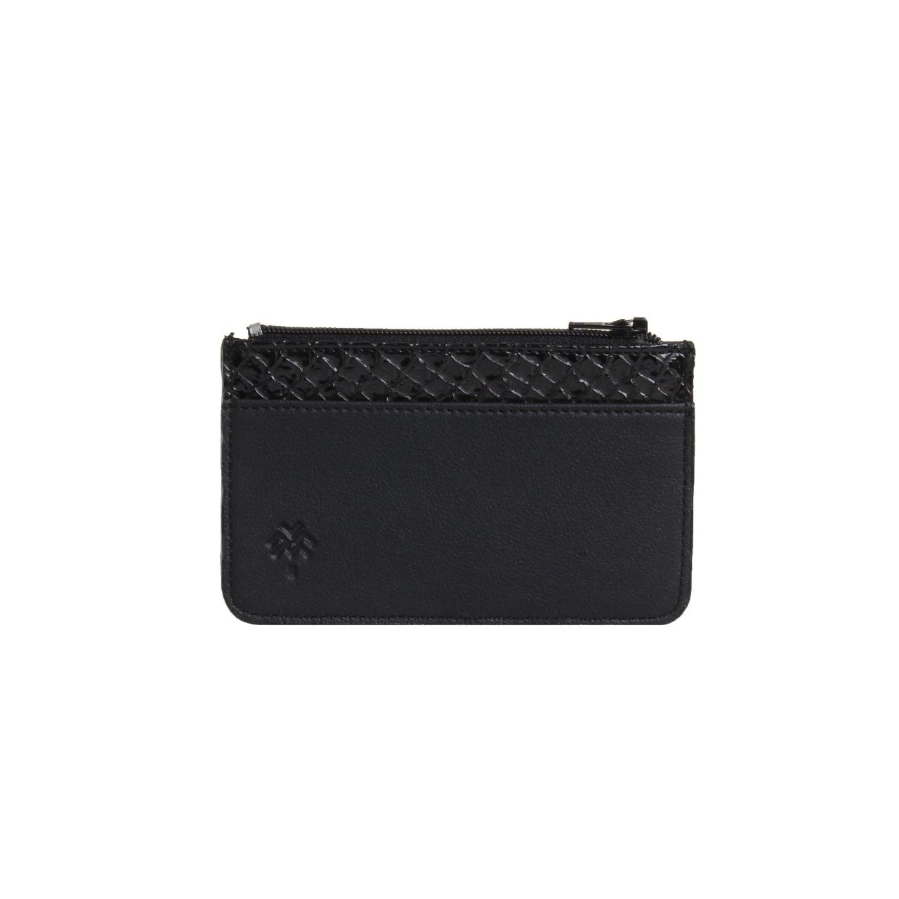 Porte-cartes SnakeSkin noir