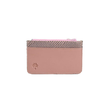 Pink SnakeSkin Card Holder