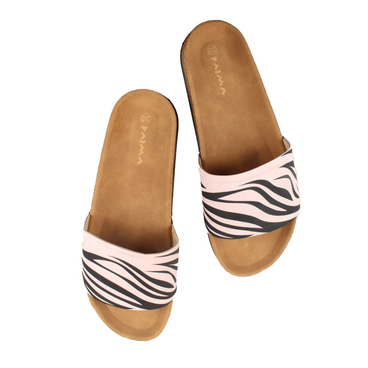 Zebra Slides Preto X Lavanda